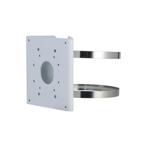 Dahua Technology DH-PFA156 Adattatore da Palo per Telecamere Dome e Bullet Ø80-150 mm in Lega di Alluminio colore Bianco