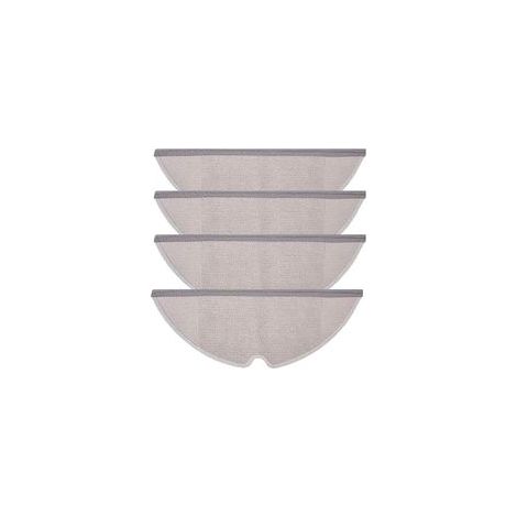 JJDD serpillières en Microfibre Compatible avec Xiaomi Mi Mijia Roborock E35 E25 E20 S50 S6 S51 Lot de 4 (1/5)