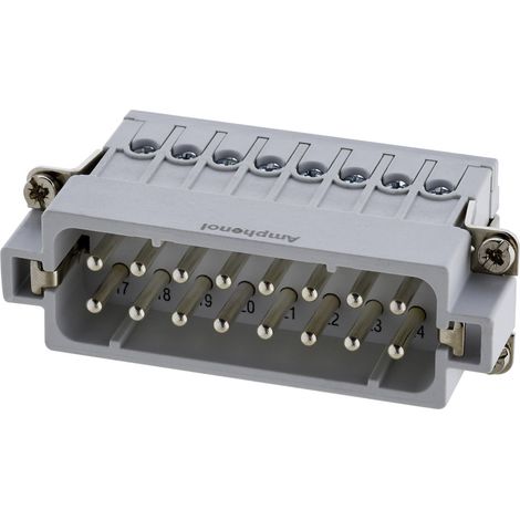 Amphenol C146 10A016 002 4-1 Stifteinsatz versilberte Kontakte  1 St.