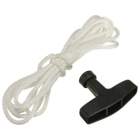 Corde de lanceur à Rappel,Corde de Démarreur à Rappel,Corde de Démarrage pour Tondeuse à Gazon,Corde de Traction pour Pièces de Tondeuse à Gazon Debroussailleuse Tronçonneuse Pièces de Moteur (1/4)