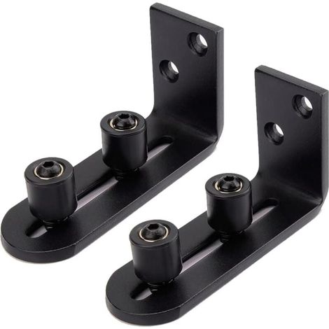 Guide Pour Portail Coulissant - Acier Au Carbone - Réglable Par Vis - Pour Portes De 3 Pouces - Noir - 1 Pièce (1/5)