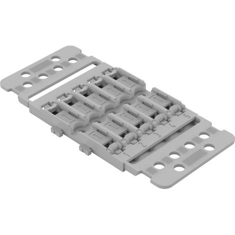Wago 221-2505 Adaptador de fijación gris paquete de 5