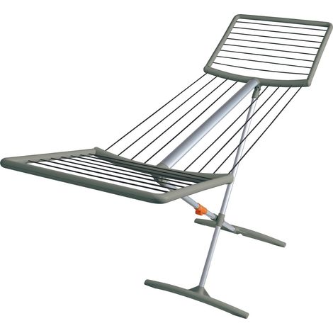Juwel Fashiondry Wäscheständer Trockenlänge 18m Wäschetrockner grau Aluminium