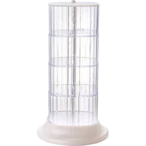 Boîte de Rangement Élastiques Plastique Transparent Multi-couches Anti-poussière Grande Capacité pour Bureau et Chambre (1/5)