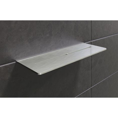 Tablette PURE W-S1 SCHLUTER  Acier Inoxidable brossé "EB"
