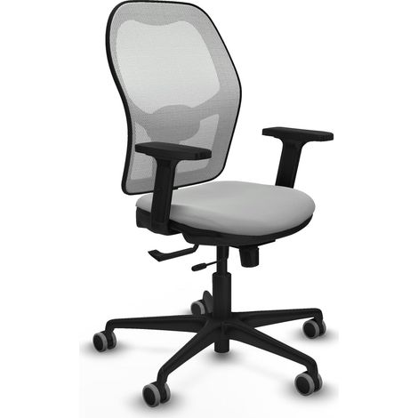 Chaise de bureau piqueras y crespo Jorquera noir accoudoirs réglables (1/2)