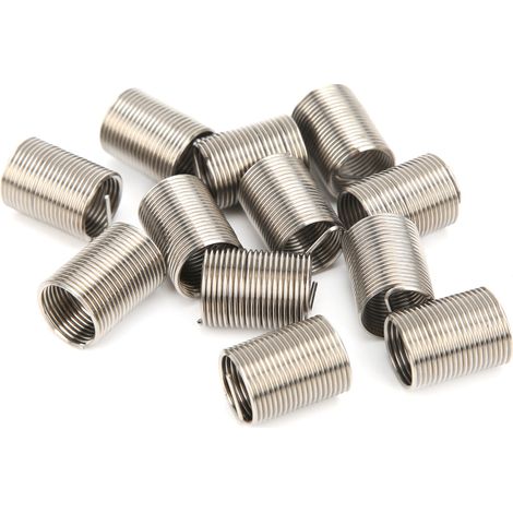 50 Pièces Douilles Filetées Mâle-Femelle Réducteur de Filetage Acier Inoxydable M10x1 pour Réparation et Fixation (1/5)