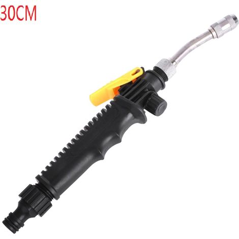 Autowaschdüse aus Edelstahl, abnehmbarer, rostfreier Reinigungswassersprüher für Garten und Auto, 30 cm / 11,81 Zoll