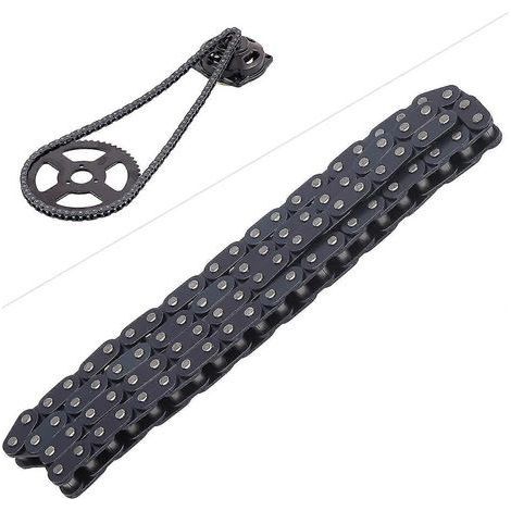Chaîne Dawht pour Pocket Bikes, chaîne T8f fiable et robuste pour mini motos tout-terrain et pocket bikes (1/5)