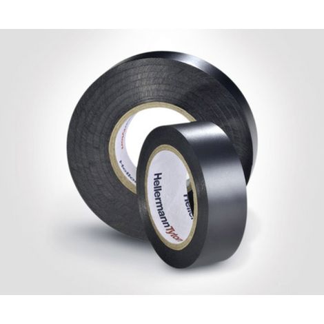 Hellermann Tyton Premium PVC-Isolierband FLEX2000+ 38mm 20m schwarz (1/2)