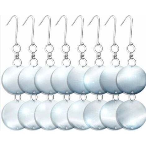 Reflective bird repellent disc - effective bird deterrent, mirror-like reflective disc (1/4)