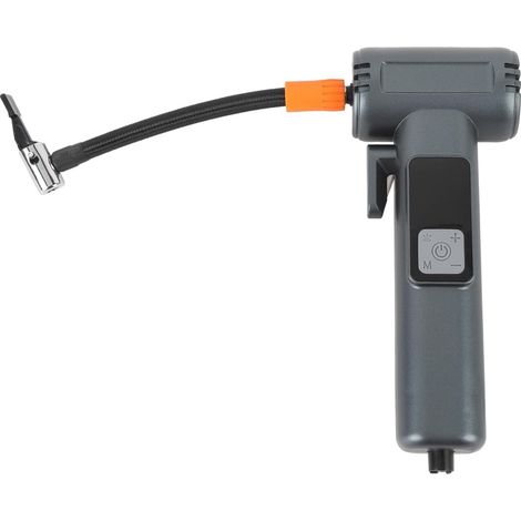 Infranteur de Pneu Compresseur d'air Portable, Pompe à Air Portable sans Fil avec écran D'affichage, éclairage d'urgence à LED, Marteau de Fenêtre et Coupe-Ceinture de sécurité (1/5)