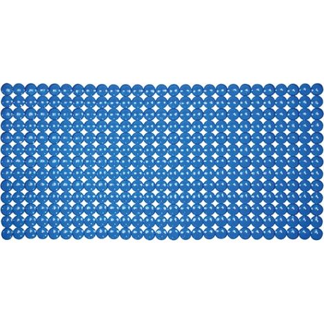 Base da Bagno Bolle Blu Trasparente 72x36cm - Idmat