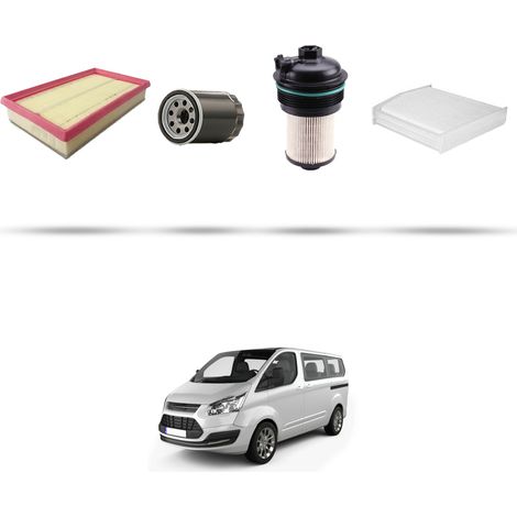 Kit tagliando 4 filtri compatibile con Ford Tourneo Custom 2.0 TDCi EcoBlue 125kw dal 2016 (1/5)