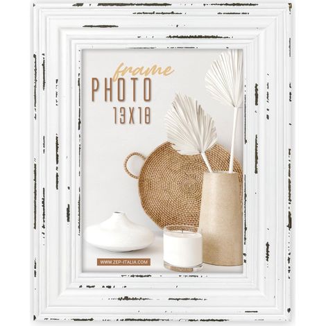 ZEP - Fotorahmen de Holz Orly White für Foto 13x18 - TW457