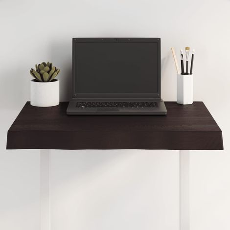 Dessus de table bois massif traité bordure assortie
