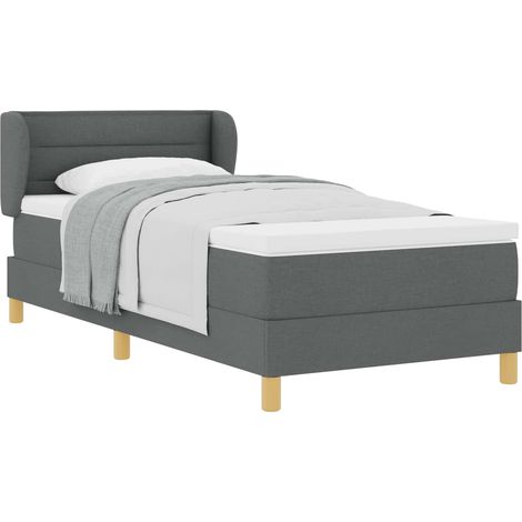 Maison Exclusive - Boxspringbett mit Matratze Dunkelgrau 80 x 200