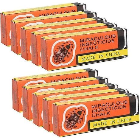 Lot de 20 boîtes anti-cafards – Craie magique sans poussière – Efficace contre cafards, fourmis et puces – Pour espaces confinés (1/4)