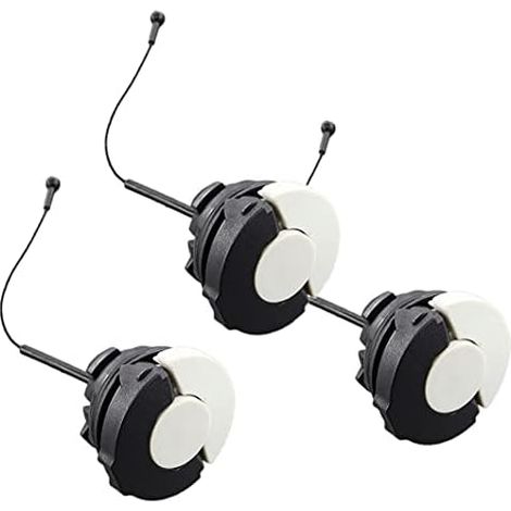 VURAHOME - Lot de 3 bouchons de réservoir pour Stihl MS171 MS181 MS192C 021 023 024 025 026 MS200 MS210 MS210C MS211 MS200 MS230 MS230C MS240 MS250 MS311 tronçonneuse remplace 0003500525 (1/4)