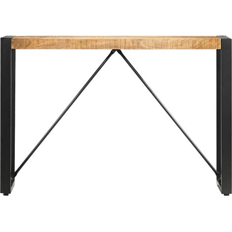 Maison Exclusive - Tavolo Consolle 110x35x76 cm in Legno Massello di Mango (1/5)