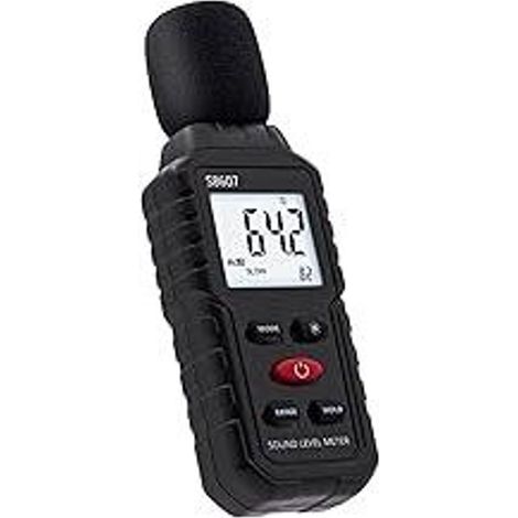Sonomètre numérique Tolesum, mesure du niveau sonore de 30 à 130 dB avec écran LCD, idéal pour les bureaux, les chantiers et les usines.