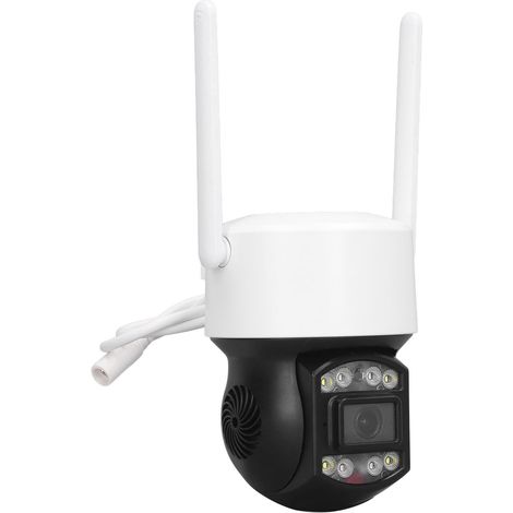 Caméra de surveillance WiFi 2MP 1080P avec suivi automatique, vision nocturne couleur, interphone bidirectionnel, caméra de sécurité extérieure, prise UE 110-240V (1/5)