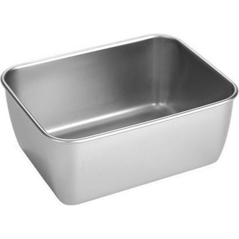 Aufbewahrungsbox aus Edelstahl, rechteckige Lebensmittelbehälter mit Deckel für die Küche zu Hause und im Restaurant. (1/5)