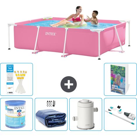 Rechteckiger Frame Pool - 220x150x60 cm - 7-teilig S120
