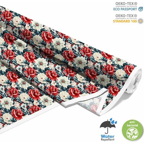 TESSUTI DECORATIVI PER ESTERNI OXFORD - Motivo Fiori I DX5482 (1/5)