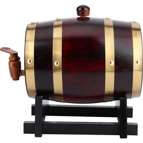 Fût à Vin en Chêne Vintage 1,5L - Accessoire de Brassage Maison (1/5)