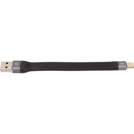 Câble USB-C vers USB-A 10Gbps, Cordon Court de Charge Rapide USB 3.2 Gen 2, Adaptateur Type-C Mâle (1/5)
