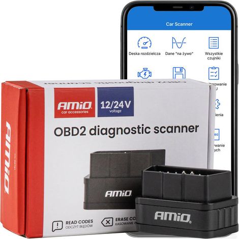 Scanner De Diagnostic Obd2 Sans Fil Bluetooth