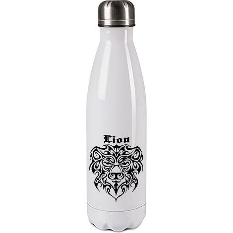 Bouteille isotherme en inox - Lion by Cbkreation