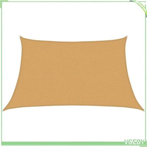 Voile d'ombrage - FAFEICY - 4002070 - trapèze 3/4 x 2 m - PEHD 160 g/m² - Anti-UV 90% (1/5)