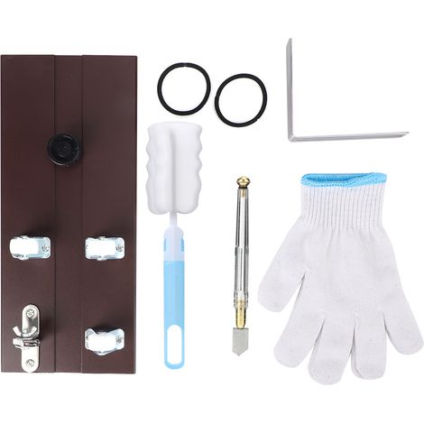 Kit de découpe de bouteilles en verre pour vin et bière en aluminium durable (1/5)