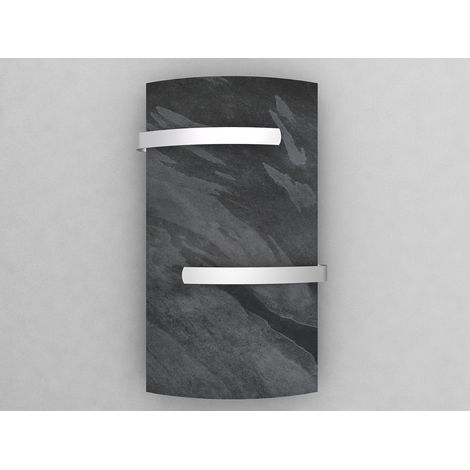 Sèche-serviettes Valderoma Curveo Connect 1500 W 45x80cm Silex Dark (1/5)