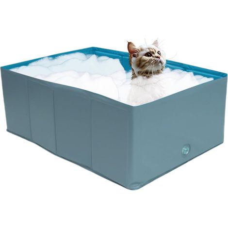 Piscine Repliable pour Chien,Baignoire D'Extérieur pour