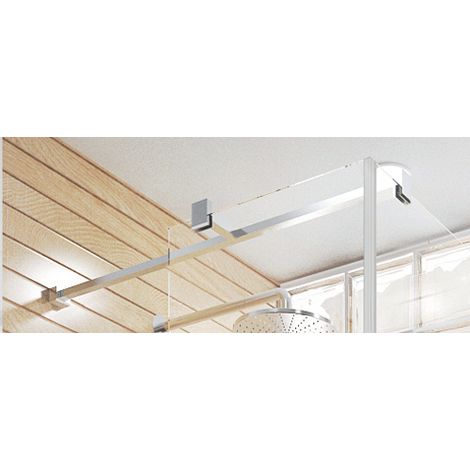 Bras de renfort argent poli brillant, réglage maxi 120cm