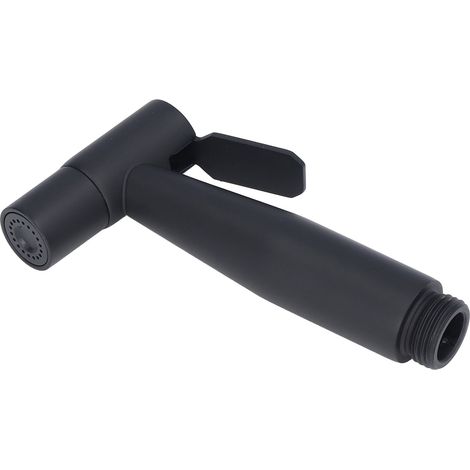 G1/2 Douche WC Rinçage Froid Chaud Femme Noire Mat A - Kit Pistolet Nettoyage Hygiène Pressurisé Salle de Bain (1/5)