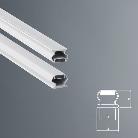 Guarnizione Magnetica Box Doccia in Gomma EC-MAG-13 - KIT 2 PEZZI Bianco
