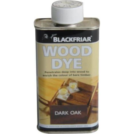 Blackfriar Dark Oak Wood Dye 250ml - High-Quality Finish for Interior and Exterior Woodwork