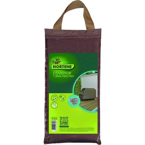 Housse de protection pour barbecue COVERTOP - Taupe - 70 x 130 x 70 cm