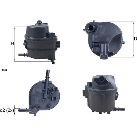 Filtro carburante KL778 Knecht (1/2)