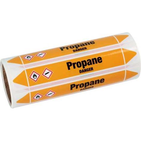 Rouleau de 100 étiquettes Propane