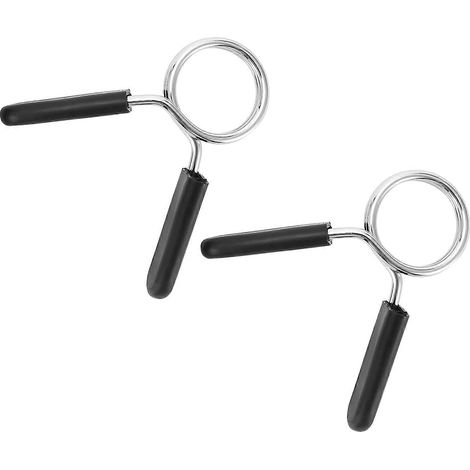 jeu/2 pièces de pinces de serrage à ressort pour haltères de musculation de 30 mm (1/5)