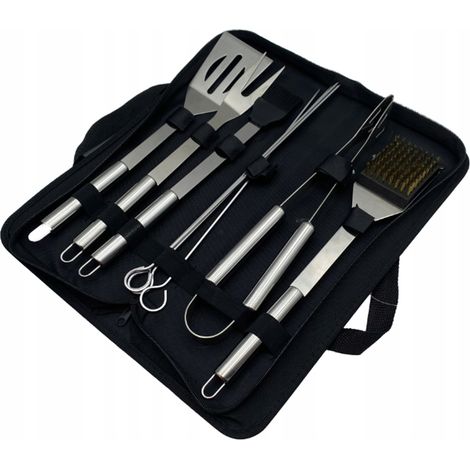 Professionelles Grillbesteck-Set, 9-teilig (1/5)