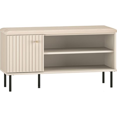 Selsey CALETTO - Meuble à chaussures avec lamelles 102 cm - beige (1/5)