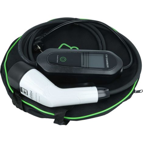 vhbw Ladekabel Typ 2 zu Typ F CEE 7/7 kompatibel mit Alfa Romeo Tonale Elektroauto, 1-phasig, 16 A, 3,5 kW, 3 m
