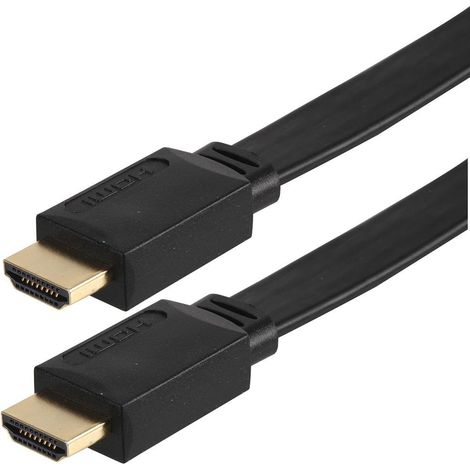 Techly Cavo HDMI High Speed con Ethernet A/A M/M Piatto 10m (1/5)