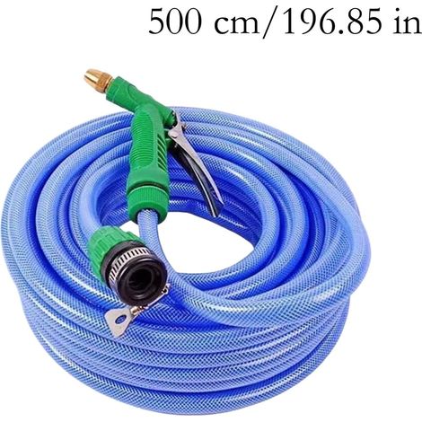 Tuyau d'arrosage anti-torsion – Ligne d'eau robuste, tuyau anti-enchevêtrement pour les besoins de jardinage, rinçage du véhicule, nettoyage(5m) (1/5)